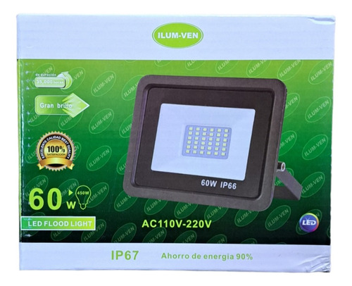 Reflector Led Para Exteriores E Interiores 60w Ilum-ven