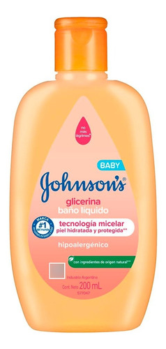 Jabón Líquido Johnson´s Baby | Todo El Cuerpo | 200ml