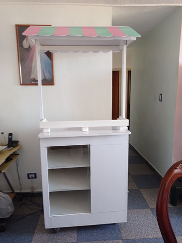 Stand Carrito De Madera Para Donas O Dulces