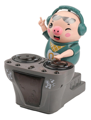 Divertidos Dibujos Animados Dj Pig Musical Toy Dancing Piggy