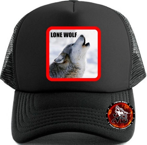 Gorra Lobo Animales Trucker (gorrasvienebien)