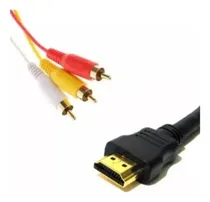 Comprar Adaptador Hdmi Para Rca Audio Video Video Game Televisão