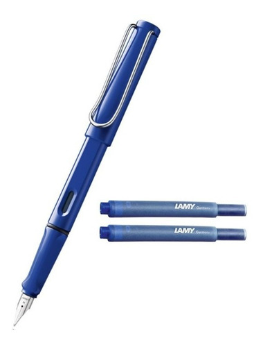 Pluma Lamy Safari Blue (azul) Original Aleman Tn