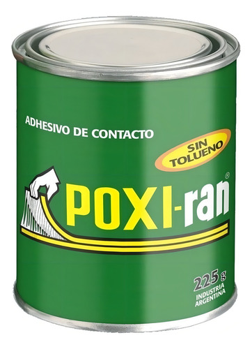 Poxi-ran Adhesivo De Contacto Pegamento Lata 225 Grs