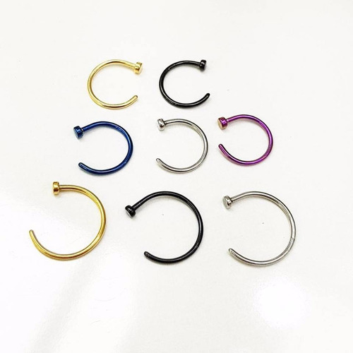 Imagen 3 de 3 de Argollitas Regulables Para La Nariz Piercing Argentina ®