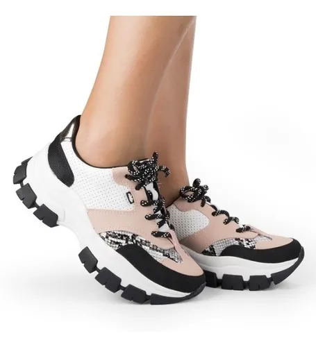 Tênis feminino sneaker tratorado dakota 2025