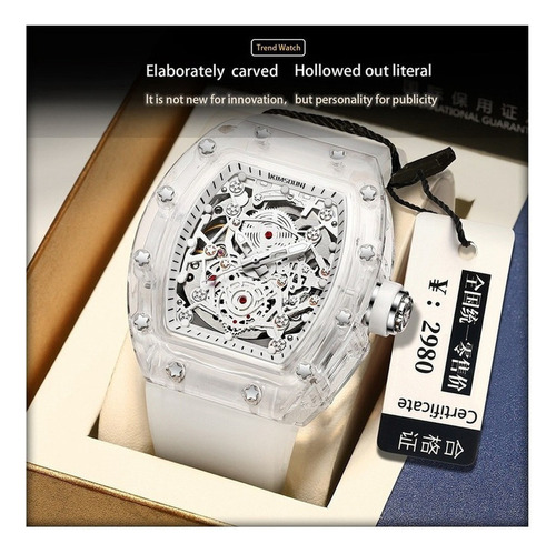 Reloj Luminoso Kimsdun De Lujo Con Forma De Calendario Ahuec