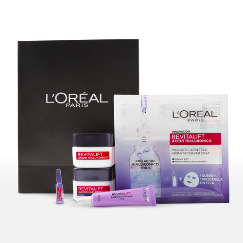 Pack Rutina De Tratamiento Acido Hialuronico Loreal Paris