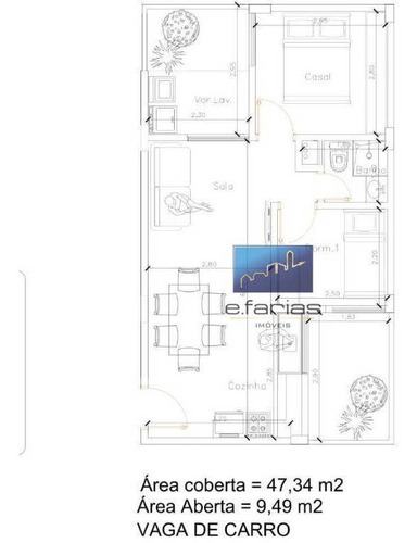 Imagem 1 de 1 de Studio Com 2 Dormitórios À Venda, 47 M² Por R$ 330.000 - Artur Alvim - São Paulo/sp - St0595