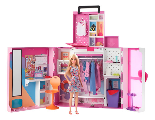 Barbie Closet De Ensueño Con Muñeca (hgx57)