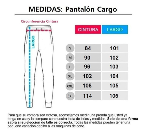 Imagen 6 de 6 de Pantalones Cargo Hombre Gabardina Bolsillos Jogger Jogging