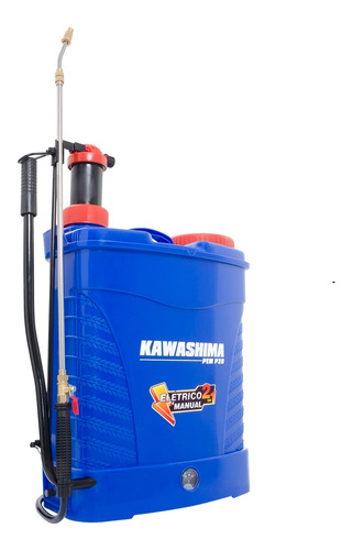 Pulverizador Costal Elétrico E Manual Kawashima 20l Pemp20