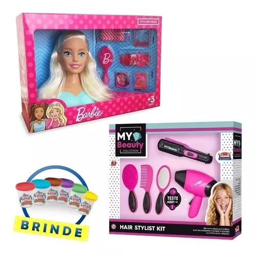 Barbie de Pentear - Busto Barbie - Styling Head Hair - Pupee