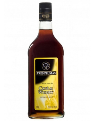 Licor Tres Plumas Cafe Al Whisky X750cc