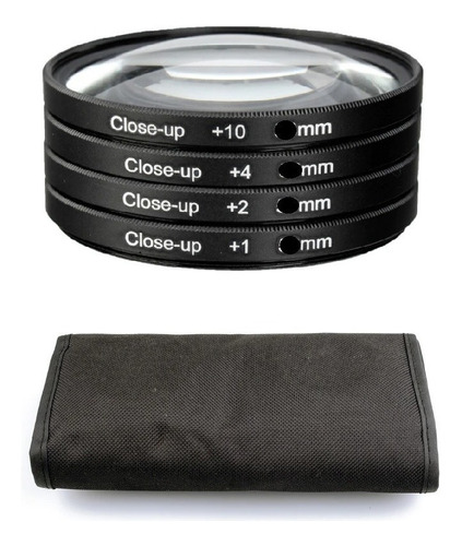 Kit Filtros Macro 77mm Kit 4 Unidades +1 +2 +4 +10 Estuche