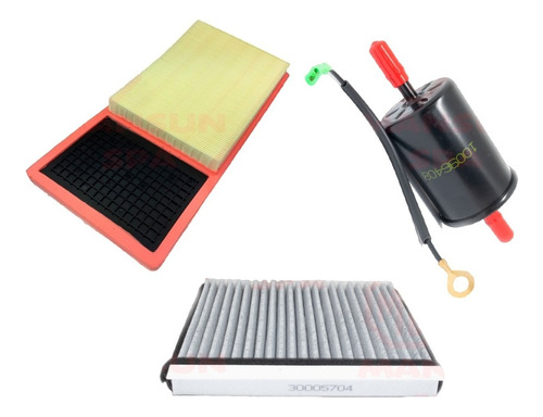 Imagen 1 de 1 de Kit Filtros Aire Bencina Polen Mg3 1.5 /2018