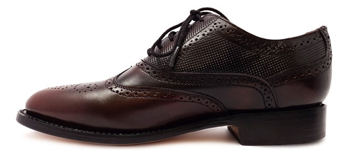 Dasalo Zapato De Hombre Estilo Bostoniano Fina Piel Natural