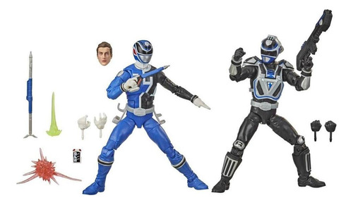 Figuras Power Rangers Esquadrão A E Esquadrão B - Hasbro