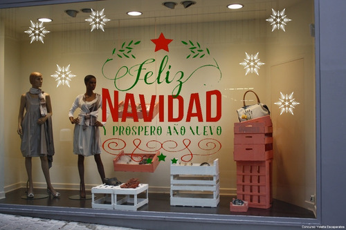 Adorno Decoracion  Vinil Decorativo Feliz Navidad