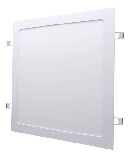 NET MIX Painel Plafon Led 25w Quadrado Embutir Branco Frio Luminária