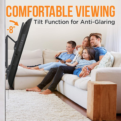 Soporte De Tv Inclinable Para Montaje En Pared, Resistente,