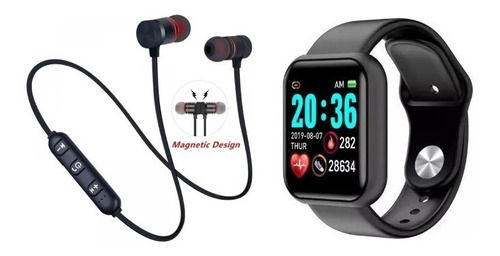 Reloj Inteligente Smartwatch+ Audifono Bluetooth Inalambrico