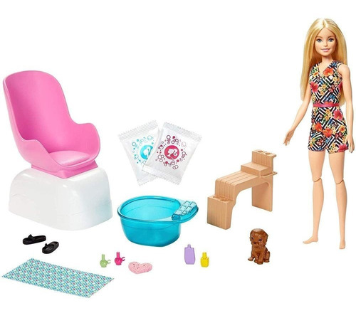 Barbie Pedi Spa Salão De Manicure E Pedicure Mattel