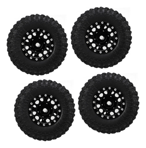 Juego De Ruedas Y Neumáticos Rc, 4 Piezas, Llantas De Aleaci