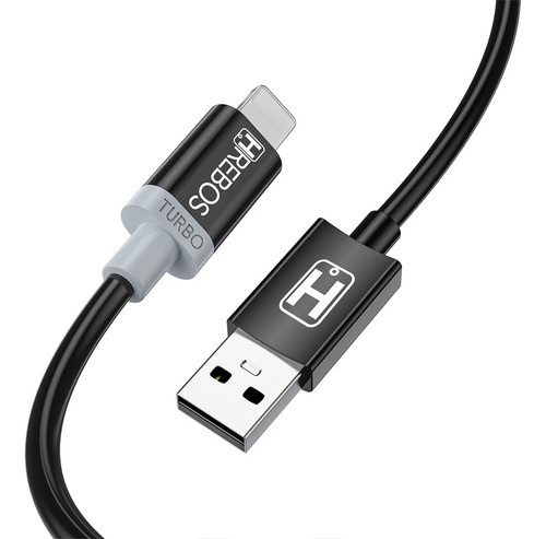 Cabo Turbo First Black Preto C/ Cinza Lightning Hrebos