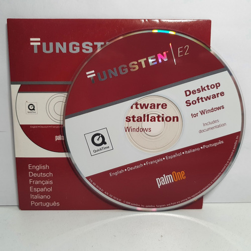 Cd Palm Tungsten E2 - Disco Software Palm Desktop / Hotsync