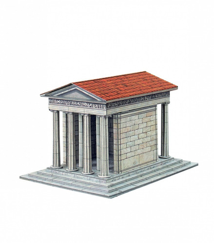 Templo De Atenea Niké Modelo A Escala (rompecabezas 3d)