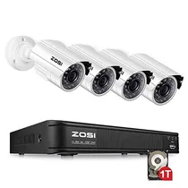 Comprar Zosi 8 Channel Hd Tvi 720p Video Security Camera System