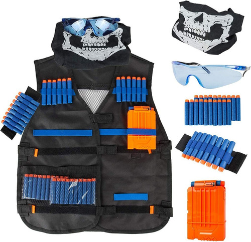 Set De Chaleco Tactico Nerf Con Accesorios