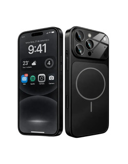 Capa Capinha Premium Compatível iPhone 17 16 15 14 13 Pro Max - Transforme Seu iPhone Em iPhone 17 - iPhone 17 Pro Preto
