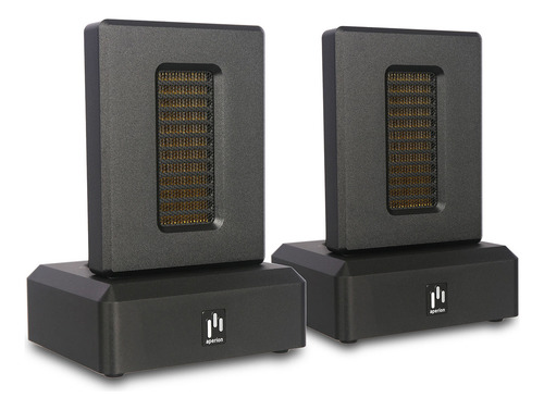 Aperion Audio Par De Altavoces Súper Tweeter Con Cinta De Transformador De Movimiento De Aire Dual Negro DST-2PK-ALU