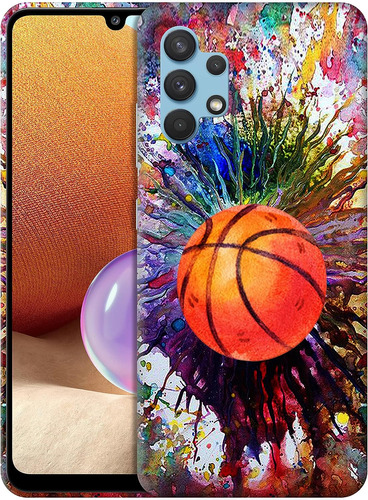 Funda Para Samsung Galaxy A32 5g - Colorida/basquet