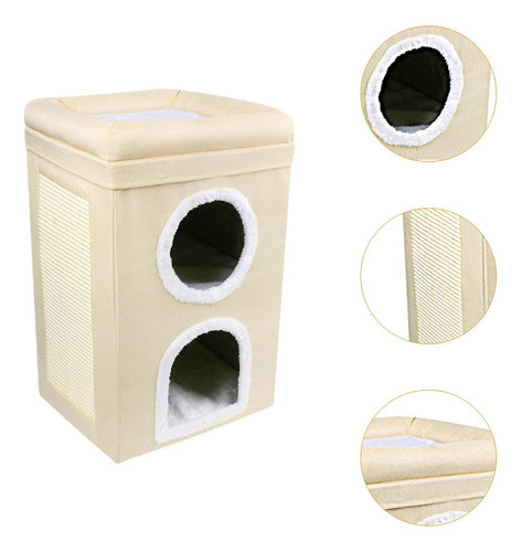 Cama Plegable Para Gatos, Cubierta, Condominio, Decoración