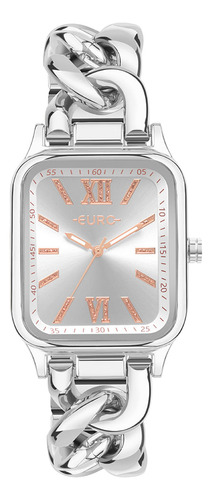Relógio Euro Feminino Chains Prata - Eu2035yvc/4k