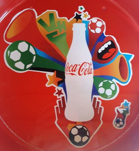 Charola Coca Cola Mundial Futbol Sudáfrica 2010 Impecable
