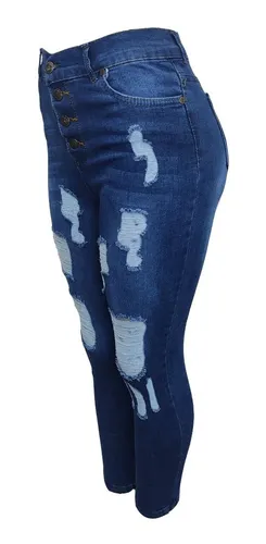 Jeans Pantalones Dama Corte Altos