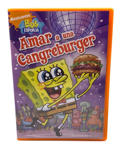 Dvd Bob Esponja: Amar A Una Cangreburguer / Como Nuevo