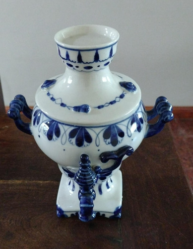 Samovar Ruso Porcelana Antiguo Colección (Usado)