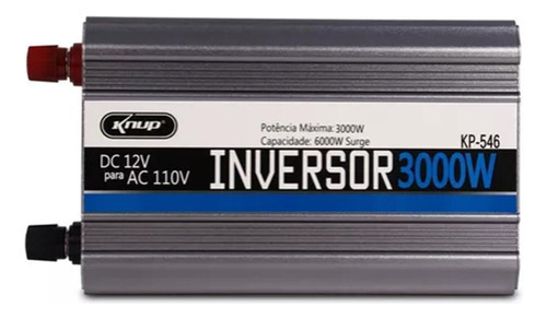Inversor 12v 110v 3000w Transformador Tensão Kp546 Conversor