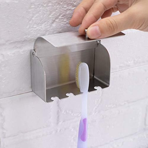 Yurinjee Soporte Para Cepillos De Dientes, Acero Inoxidable