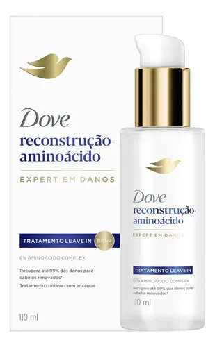 Dove Leave-in Reconstrução + Aminoácido 110ml - R$ 36,99