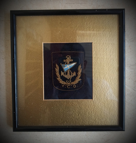 Antiguo Escudo En Canutillo De Oro Marina De Escocia! Oferta