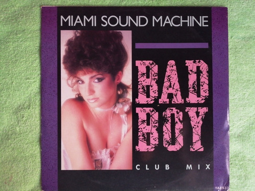 Eam Lp Vinilo Single Miami Sound Machine Bad Boy Club Mix 85