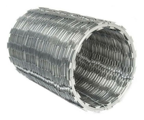 Imagem 4 de 4 de 10 Metros Cerca Concertina Dupla Clipada 45cm + Kit Cod 146