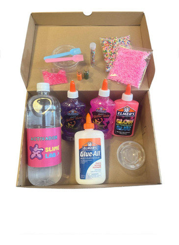 Kit Para Hacer Slime Con Pegamento Elmers Incluye Accesorios