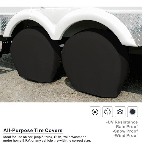 Protector De Ruedas Para Automóvil, 4 Piezas, Cubiertas De N